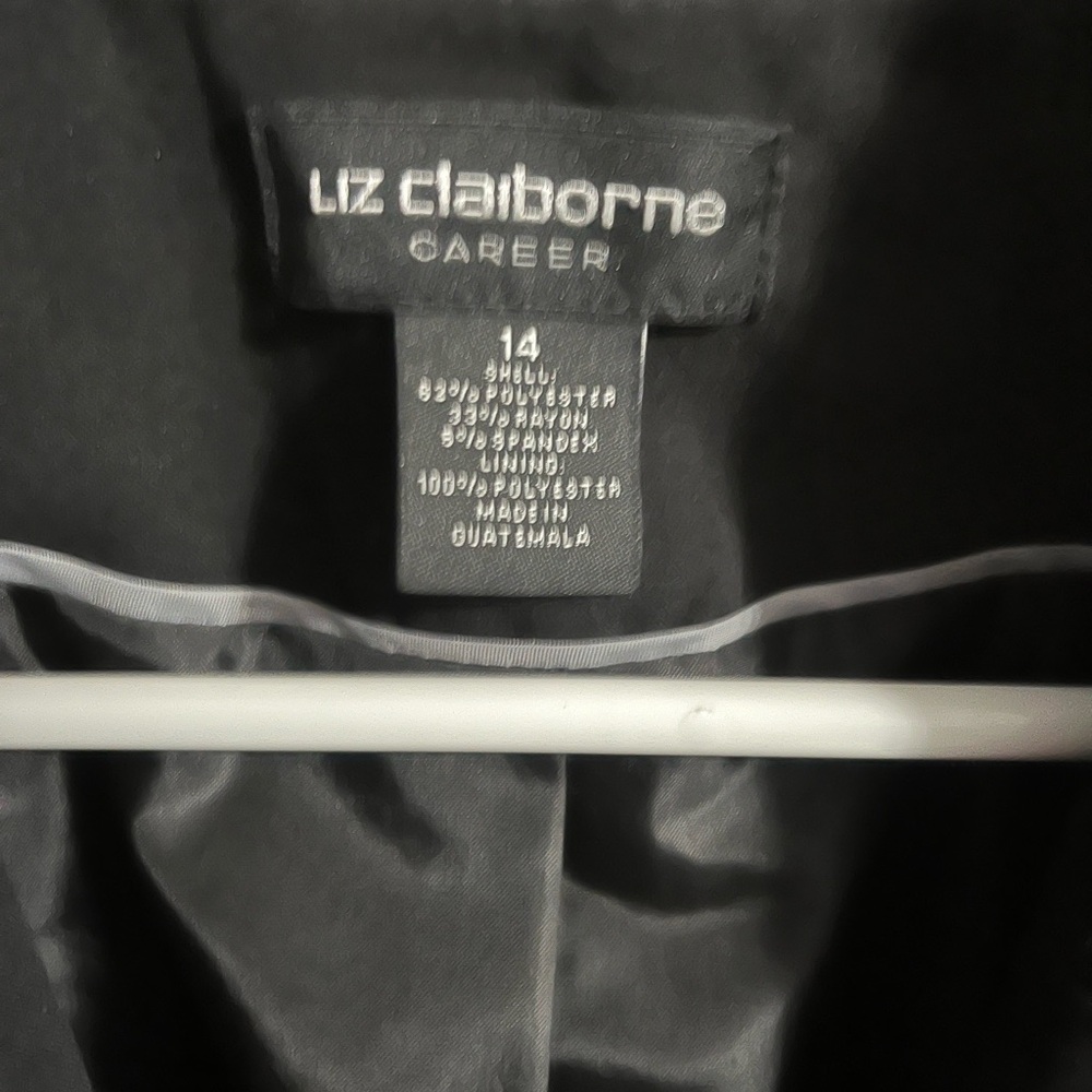 Liz Claiborne Black Career Blazer